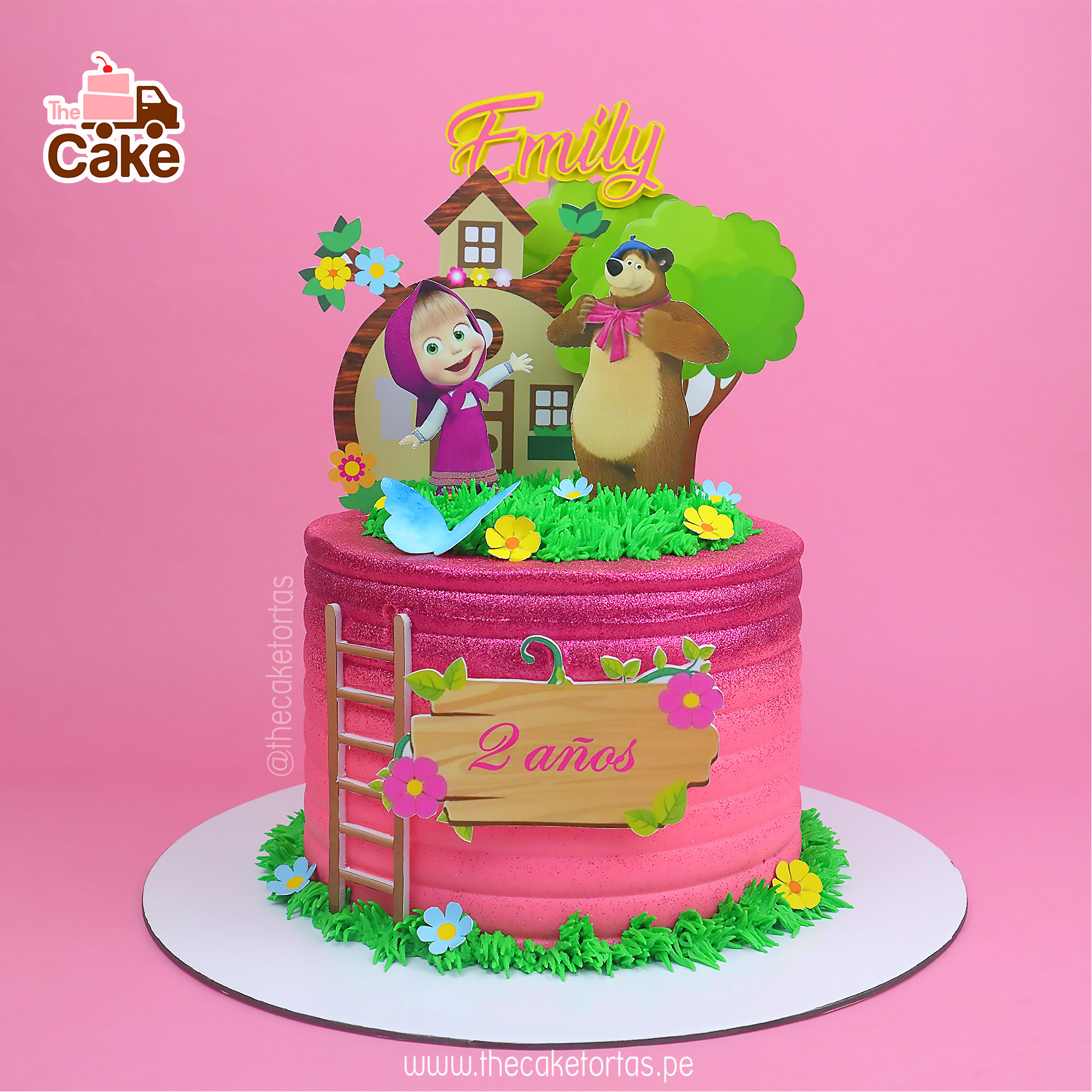 Torta Masha Y El Oso Crema 1 - The Cake Tortas